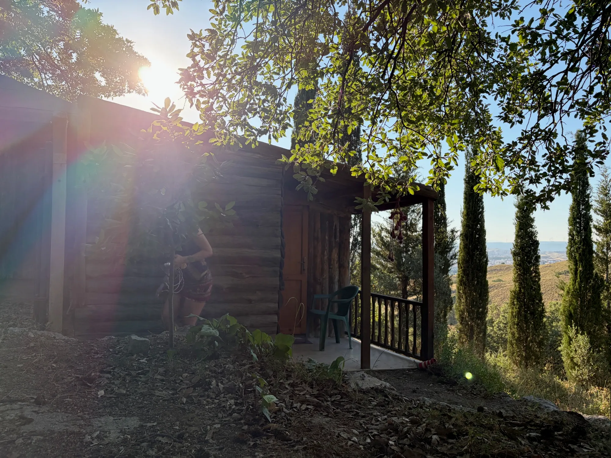 Ayvalık cabin in morning light